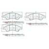 NIPPARTS N3603075 Brake Pad Set, disc brake